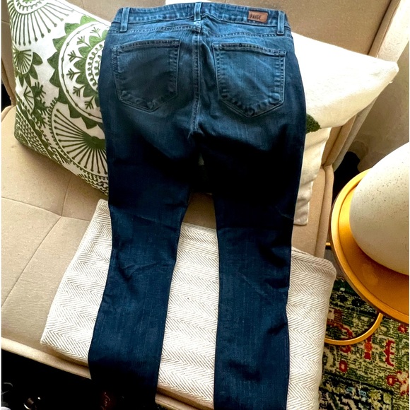 Paige Verdugo Ankle Skinny size 25  Dark wash - Picture 1 of 3